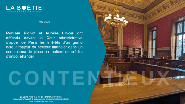La-Boetie—Contentieux-CIE Salle d'audience de la Cour administrative d'appel de Paris – contentieux des crédits d'impôt étranger défendu par La Boétie Associés